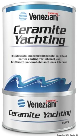 Vernice Ceramite Yachting bianca 0,75 l 65.014.00 Veneziani