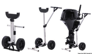 Cavalletto con ruote pieghevole 47.372.60 Rooteq