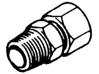 Raccordo per Pompe Ultaflex Diritto 3/8 (SF38) 45.290.32 Ultraflex