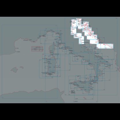 ISTITUTO IDROGRAFICO Carte Nautiche e Portolani DA P. CORSINI A ISOLA DI PAG