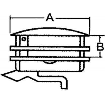 MARINE TOWN Alzapaglioli Ottone, Nylon ALZAPAGLIOLO IN NYLON BIANCO - immagine 2