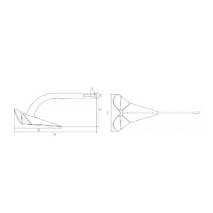 PLASTIMO Ancore in Acciaio zincato ANCORA DC KG 10 - immagine 2