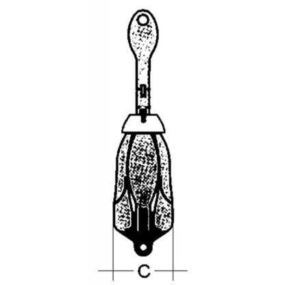 Ancore in Acciaio zincato ANCORA OMBRELLO KG.6 - immagine 3