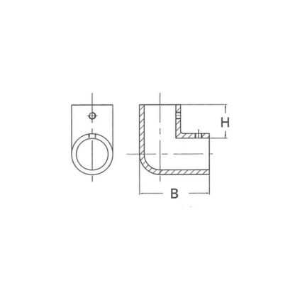 Raccordi in Acciaio Microfuso ANGOLARE INOX 90° Ø MM.25 - immagine 2