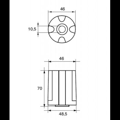 TECNOSEAL Anodi Volvo Penta CILINDRO SERIE IPS - immagine 2