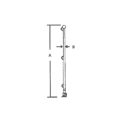 MARINE TOWN Aste per Bandiere ASTA PORTA BANDIERA INOX - immagine 2
