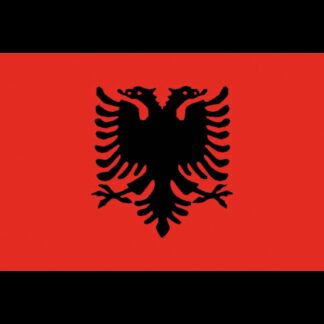 ADRIA BANDIERE Bandiere in Tessuto BANDIERA ALBANIA CM.20X30