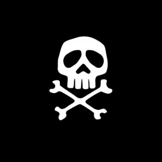 ADRIA BANDIERE Bandiere in Tessuto BANDIERA PIRATA CM.20X30