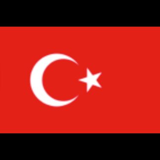 ADRIA BANDIERE Bandiere in Tessuto BANDIERA TURCHIA CM.20X30