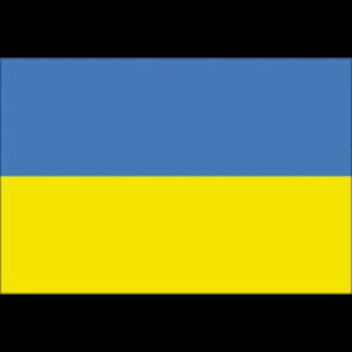 ADRIA BANDIERE Bandiere in Tessuto BANDIERA UCRAINA CM.20X30