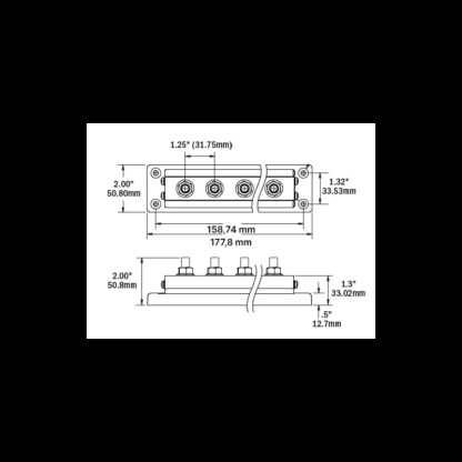 BLUE SEA Faston, Capicorda, Terminali COVER PER 4102104 - immagine 2