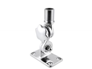 MARINE TOWN Accessori e basi BASE ANTENNA INOX 316 DOPPIO SNODO