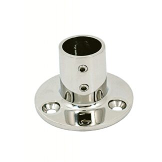 Raccordi in Acciaio Microfuso BASE INOX TONDA 90° Ø MM.25