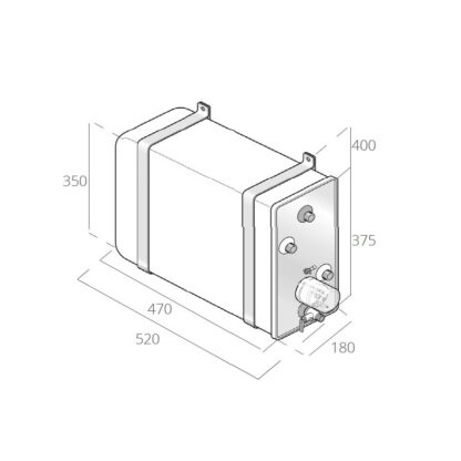 QUICK Boiler Marini Quick BOILER INOX BX 16 LT C/SCAMBIATORE - immagine 2