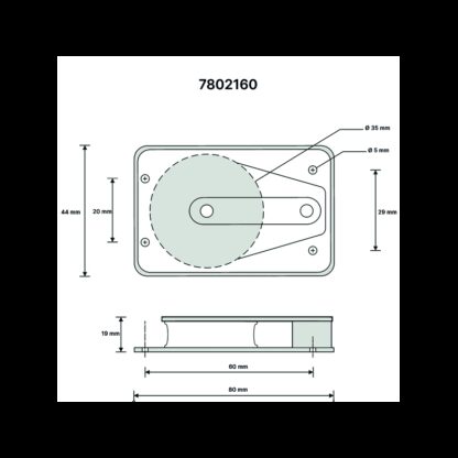 BARTON MARINE Barton Serie 2 BOZZELLO PIANO Ø MM.8 - immagine 2