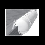 PLASTIMO Profili per Pontili, Banchine, Pali BUMPER DRITTO BIANCO Ø CM. 25 X 90