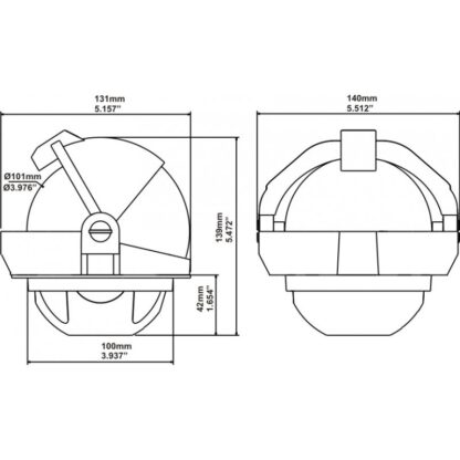 PLASTIMO Bussole Plastimo BUSSOLA OFFSHORE 105 NERA INCASSO - immagine 2