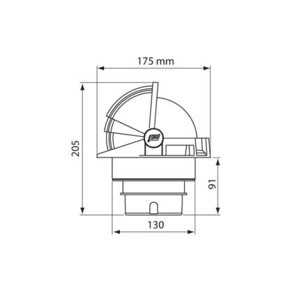 PLASTIMO Bussole Plastimo BUSSOLA OLIMPIC 135 NERA - immagine 2