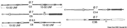 Cavo telecomando C14 da 14' 45.014.14 Ultraflex