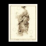 ISTITUTO IDROGRAFICO Carte Nautiche e Portolani ISOLA DI SARDEGNA STORICA