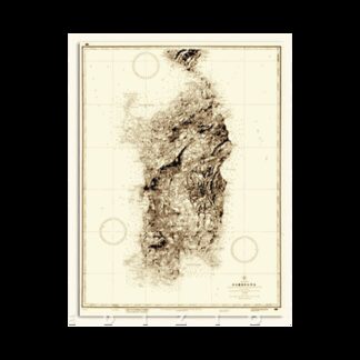 ISTITUTO IDROGRAFICO Carte Nautiche e Portolani ISOLA DI SARDEGNA STORICA
