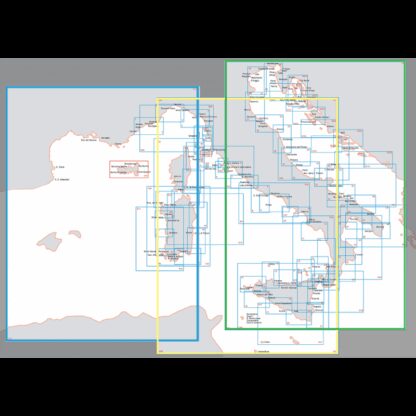 ISTITUTO IDROGRAFICO Carte Nautiche e Portolani DAL MAR BALEARICO AL MAR TIRRENO