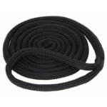 PLASTIMO Portarabordi, Cime per Parabordi CIMA NERA IMPIOMBATA Ø MM12 MT2,5