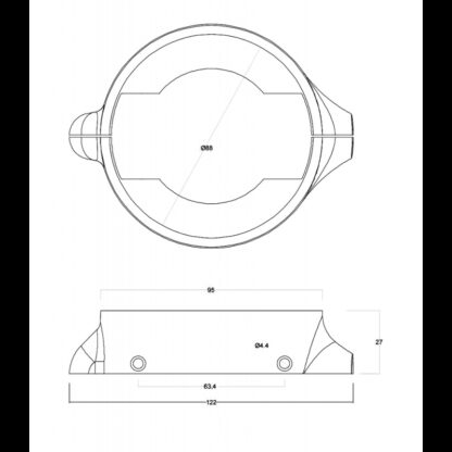 TECNOSEAL Anodi Volvo Penta COLLARE IN ZINCO PER SAIL DRIVE - immagine 2