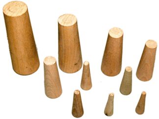NANTONG FIVE-WOOD IMPORT & EXPORT Accessori per Anulari CONI IN LEGNO TURAFALLE