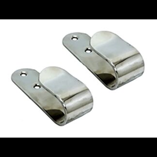 MARINE TOWN Clips COPPIA DI GANCI IN ACCIAIO INOX