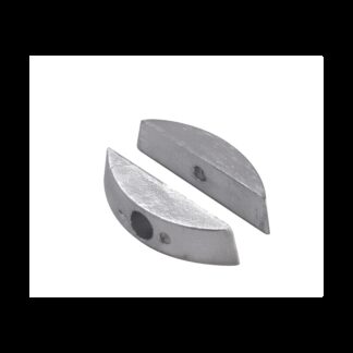 ENRICO POLIPODIO Anodi Volvo Penta COPPIA PIASTRINE 110/120 HP ZINCO