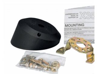 ULTRAFLEX Timonerie Meccaniche e Monocavi X35 COPRIMOZZO NERO A 20°
