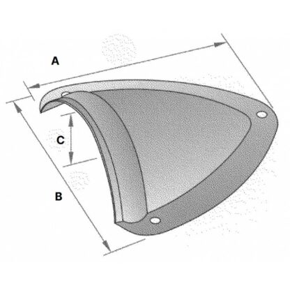AAA Cuffie Inox, Pvc CUFFIA INOX MM.96X80X25H - immagine 2