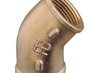 GUIDI Raccorderia in Bronzo CURVA A 45° F-F DA 1'1/2