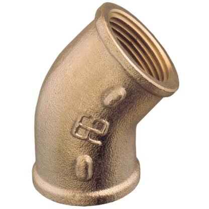 GUIDI Raccorderia in Ottone CURVA A 45° F-F DA 1'1/4
