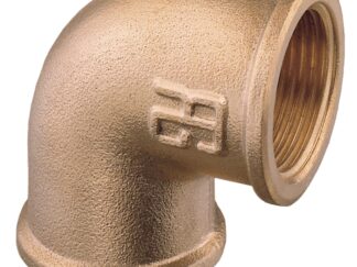 GUIDI Raccorderia in Ottone CURVA F-F DA 1'