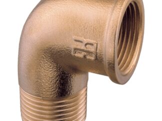 GUIDI Raccorderia in Ottone CURVA M-F DA 3'