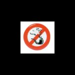 ERREGRAFICA Tabelle e Bandiere Adesive DIVIETO FUMARE RILIEVO