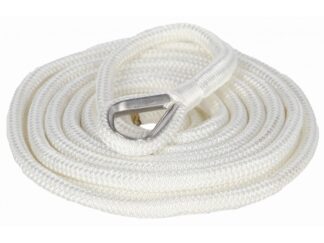 PLASTIMO Cime con Redancia, Cinghie Ormeggio CIMA DOPPIA BIANCA REDAN ØMM24 MT15