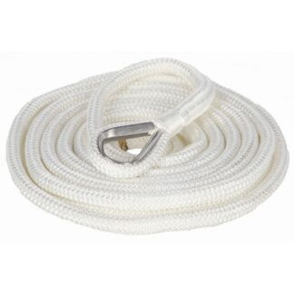 PLASTIMO Cime con Redancia, Cinghie Ormeggio CIMA DOPPIA BIANCA REDAN ØMM10 MT 6