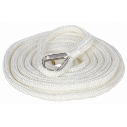 PLASTIMO Cime con Redancia, Cinghie Ormeggio CIMA DOPPIA BIANCA REDAN ØMM14 MT 9