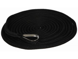 PLASTIMO Cime con Redancia, Cinghie Ormeggio CIMA DOPPIA NERA REDAN Ø MM.14 MT 9