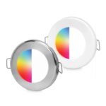 HELLA MARINE Faretti e Plafoniere a Led EUROLED 75 ACCIAIO INOX LUCE RGBW