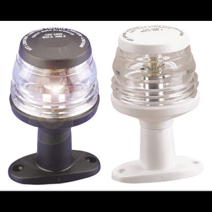 Asta con Fanale FANALE BIANCO 360° BASE BIANCA