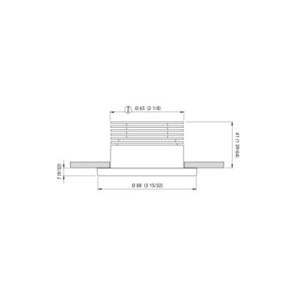 QUICK Faretti Led Quick FARETTO AD INCASSO CHIARA 6W - immagine 2