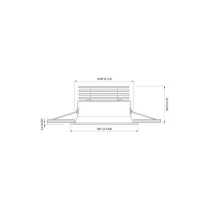QUICK Faretti Led Quick FARETTO AD INCASSO CRISTIAN 7W - immagine 2