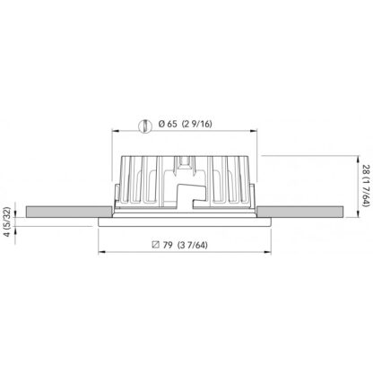 QUICK Faretti Led Quick FARETTO AD INCASSO MARINA HP - immagine 2