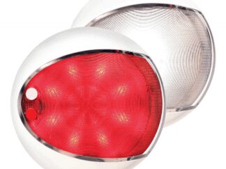HELLA MARINE Faretti e Plafoniere a Led EUROLED 130 NERO LUCE B/R