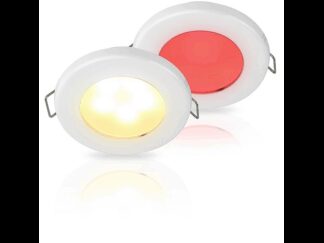 HELLA MARINE Faretti e Plafoniere a Led EUROLED 75 ACCIAIO ROSS/BIAN CALDO