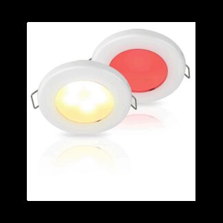 HELLA MARINE Faretti e Plafoniere a Led EUROLED 75 ACCIAIO ROSS/BIAN CALDO